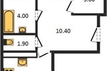 Фото №1: 2-комнатная квартира 65&nbsp;м², 20/23&nbsp;эт. - Краснодар, мкр. жилой комплекс Отражение, 