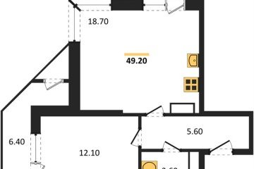 Фото №1: 1-комнатная квартира 49 м², 11/24 эт. - Краснодар, мкр. Черёмушки, ул. Новороссийская, 96