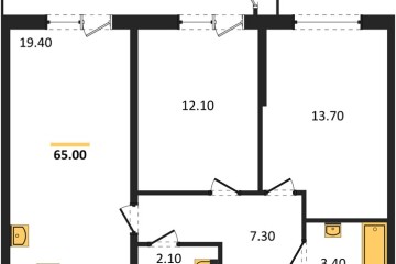 Фото №1: 2-комнатная квартира 65 м², 2/24 эт. - Краснодар, мкр. Черёмушки, ул. Новороссийская, 96