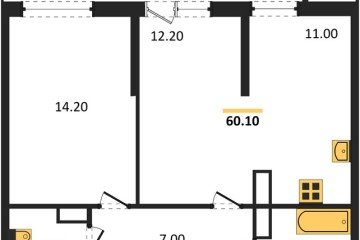 Фото №1: 2-комнатная квартира 60 м², 24/24 эт. - Краснодар, мкр. Черёмушки, ул. Новороссийская, 96