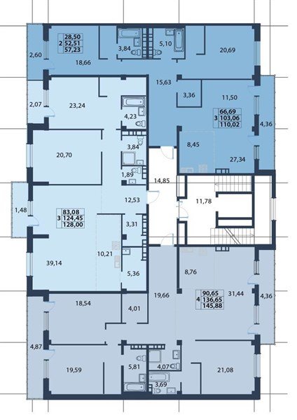 Фото №9: 3-комнатная квартира 146&nbsp;м², 3/5&nbsp;эт. - Динская, мкр. жилой комплекс Белые Росы, ул. Спортивная, 2Ак1