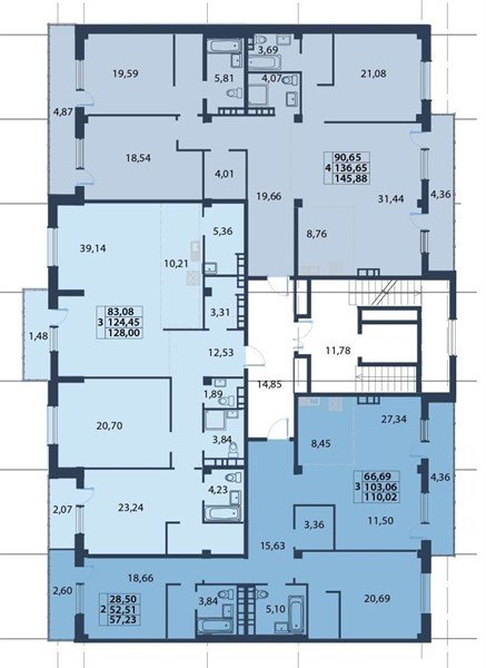 Фото №9: 3-комнатная квартира 146&nbsp;м², 3/5&nbsp;эт. - Динская, мкр. жилой комплекс Белые Росы, ул. Спортивная, 2Ак1