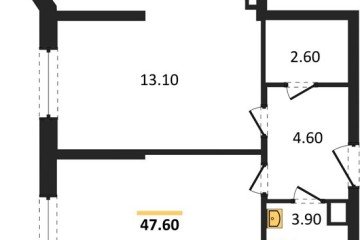 Фото №1: 2-комнатная квартира 47 м², 9/16 эт. - Краснодар, мкр. жилой комплекс Самолёт-6,