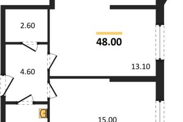 Фото №1: 2-комнатная квартира 48 м², 2/16 эт. - Краснодар, мкр. жилой комплекс Самолёт-6,