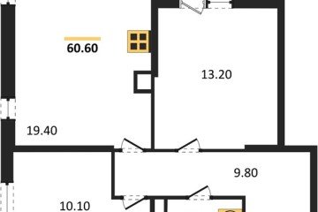 Фото №1: 2-комнатная квартира 60 м², 5/16 эт. - Краснодар, мкр. жилой комплекс Самолёт-6,