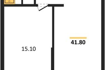 Фото №1: 1-комнатная квартира 41 м², 16/16 эт. - Краснодар, мкр. жилой комплекс Самолёт-6,