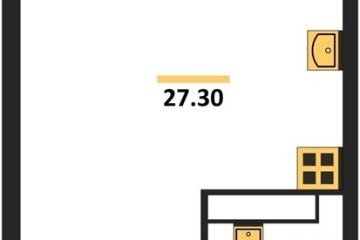 Фото №1: Студия 27 м², 12/16 эт. - Краснодар, мкр. жилой комплекс Самолёт-6,