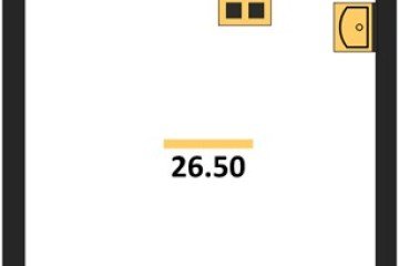 Фото №1: Студия 26 м², 6/16 эт. - Краснодар, мкр. жилой комплекс Самолёт-6,