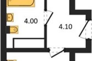 Фото №1: 1-комнатная квартира 43 м², 11/16 эт. - Краснодар, мкр. жилой комплекс Самолёт-6,