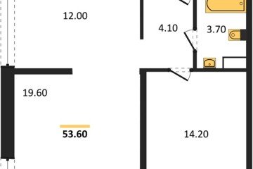 Фото №1: 2-комнатная квартира 53 м², 16/16 эт. - Краснодар, мкр. жилой комплекс Самолёт-6,