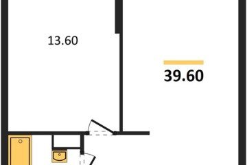 Фото №1: 1-комнатная квартира 39 м², 16/16 эт. - Краснодар, мкр. жилой комплекс Самолёт-6,