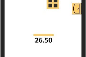 Фото №1: Студия 26 м², 6/16 эт. - Краснодар, мкр. жилой комплекс Самолёт-6,