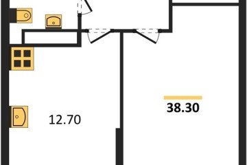 Фото №1: 1-комнатная квартира 38 м², 16/16 эт. - Краснодар, мкр. жилой комплекс Самолёт-6,