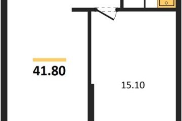 Фото №1: 1-комнатная квартира 41 м², 16/16 эт. - Краснодар, мкр. жилой комплекс Самолёт-6,