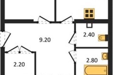 Фото №1: 3-комнатная квартира 82 м², 1/16 эт. - Краснодар, мкр. жилой комплекс Самолёт-6,