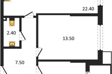 Фото №1: 2-комнатная квартира 65 м², 2/18 эт. - Краснодар, мкр. Парк Победы,