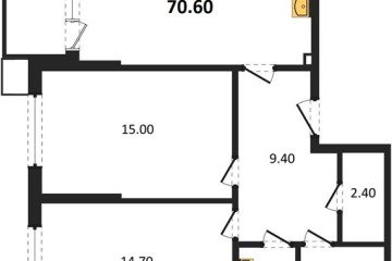 Фото №1: 2-комнатная квартира 70 м², 2/18 эт. - Краснодар, мкр. Парк Победы,