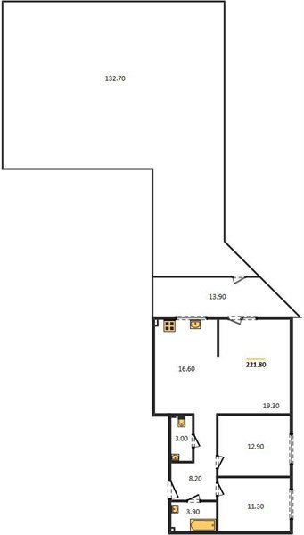 Фото №1: 3-комнатная квартира 221&nbsp;м², 2/16&nbsp;эт. - Краснодар, Прикубанский внутригородской округ, мкр. жилой комплекс Самолёт-3, ул. Ивана Беличенко
