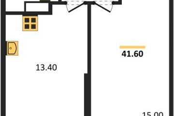 Фото №1: 1-комнатная квартира 41 м², 3/24 эт. - Краснодар, мкр. ЖК Рекорд, ул. Новороссийская, 102/8к5