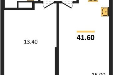 Фото №1: 1-комнатная квартира 41 м², 5/24 эт. - Краснодар, мкр. ЖК Рекорд, ул. Новороссийская, 102/8к5