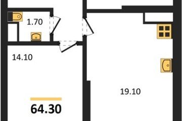 Фото №1: 2-комнатная квартира 64 м², 22/24 эт. - Краснодар, мкр. ЖК Рекорд, ул. Новороссийская, 102/8к5