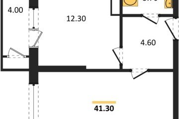 Фото №1: 1-комнатная квартира 41 м², 17/24 эт. - Краснодар, мкр. ЖК Рекорд, ул. Новороссийская, 102/8к5