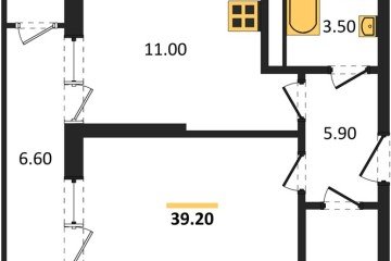 Фото №1: 1-комнатная квартира 39 м², 23/24 эт. - Краснодар, мкр. ЖК Рекорд, ул. Новороссийская, 102/8к5