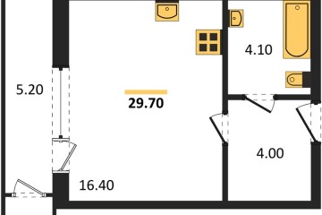 Фото №1: Студия 29 м², 2/24 эт. - Краснодар, мкр. ЖК Рекорд, ул. Новороссийская, 102/8к5