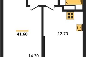 Фото №1: 1-комнатная квартира 41 м², 6/24 эт. - Краснодар, мкр. ЖК Рекорд, ул. Новороссийская, 102/8к5