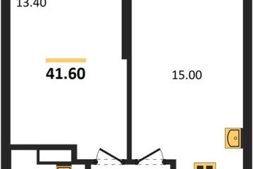 Фото №1: 1-комнатная квартира 41 м², 5/24 эт. - Краснодар, мкр. ЖК Рекорд, ул. Новороссийская, 102/8к5