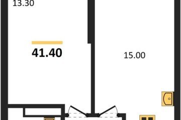 Фото №1: 1-комнатная квартира 41 м², 13/24 эт. - Краснодар, мкр. ЖК Рекорд, ул. Новороссийская, 102/8к5