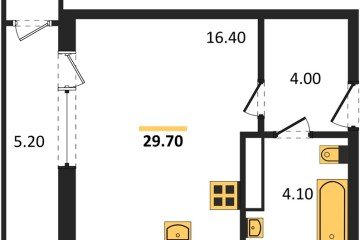 Фото №1: Студия 29 м², 13/24 эт. - Краснодар, мкр. ЖК Рекорд, ул. Новороссийская, 102/8к5