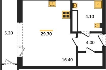 Фото №1: Студия 29 м², 20/24 эт. - Краснодар, мкр. ЖК Рекорд, ул. Новороссийская, 102/8к5