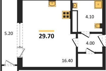 Фото №1: Студия 29 м², 21/24 эт. - Краснодар, мкр. ЖК Рекорд, ул. Новороссийская, 102/8к5