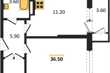 Фото №1: 1-комнатная квартира 36 м², 10/24 эт. - Краснодар, мкр. ЖК Рекорд, ул. Новороссийская, 102И