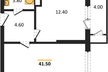 Фото №1: 1-комнатная квартира 41 м², 9/24 эт. - Краснодар, мкр. ЖК Рекорд, ул. Новороссийская, 102И