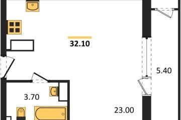 Фото №1: Студия 32 м², 17/24 эт. - Краснодар, мкр. ЖК Рекорд, ул. Новороссийская, 102И