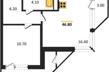 Фото №1: 1-комнатная квартира 46 м², 11/24 эт. - Краснодар, мкр. ЖК Рекорд, ул. Новороссийская, 102И