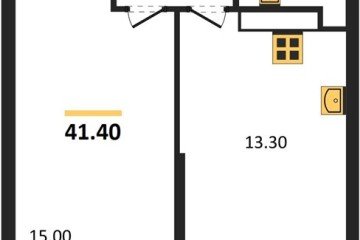 Фото №1: 1-комнатная квартира 41 м², 19/24 эт. - Краснодар, мкр. ЖК Рекорд, ул. Новороссийская, 102И