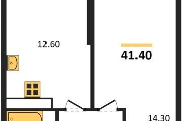 Фото №1: 1-комнатная квартира 41 м², 20/24 эт. - Краснодар, мкр. ЖК Рекорд, ул. Новороссийская, 102И