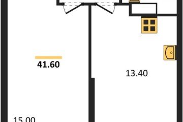 Фото №1: 1-комнатная квартира 41 м², 9/24 эт. - Краснодар, мкр. ЖК Рекорд, ул. Новороссийская, 102И