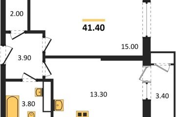 Фото №1: 1-комнатная квартира 41 м², 11/24 эт. - Краснодар, мкр. ЖК Рекорд, ул. Новороссийская, 102/8к6