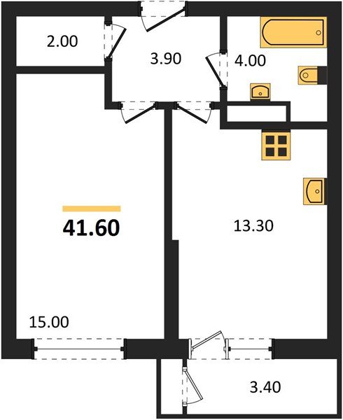 Фото №1: 1-комнатная квартира 41&nbsp;м², 10/24&nbsp;эт. - Краснодар, Карасунский внутригородской округ, Черёмушки, мкр. ЖК Рекорд, ул. Новороссийская, 102/8к6