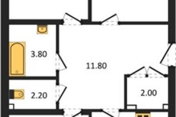 Фото №1: 3-комнатная квартира 101 м², 2/24 эт. - Краснодар, мкр. ЖК Рекорд, ул. Новороссийская, 102И