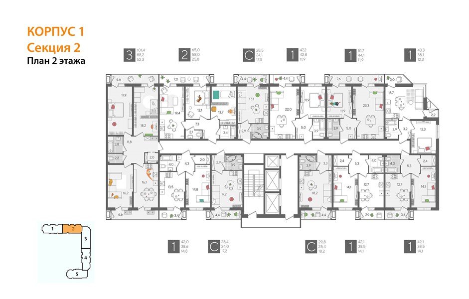 Фото №8: 1-комнатная квартира 51&nbsp;м², 2/24&nbsp;эт. - Краснодар, Карасунский внутригородской округ, Черёмушки, мкр. ЖК Рекорд, ул. Новороссийская, 102И