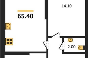 Фото №1: 2-комнатная квартира 65 м², 2/24 эт. - Краснодар, мкр. ЖК Рекорд, ул. Новороссийская, 102И