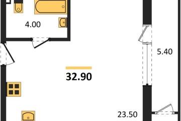Фото №1: Студия 32 м², 2/24 эт. - Краснодар, мкр. ЖК Рекорд, ул. Новороссийская, 102И