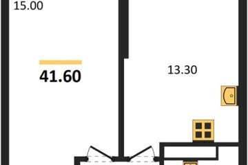 Фото №1: 1-комнатная квартира 41 м², 13/24 эт. - Краснодар, мкр. ЖК Рекорд, ул. Новороссийская, 102И
