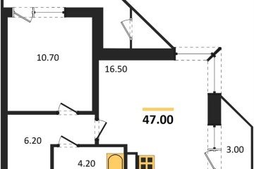 Фото №1: 1-комнатная квартира 47 м², 9/24 эт. - Краснодар, мкр. ЖК Рекорд, ул. Новороссийская, 102И
