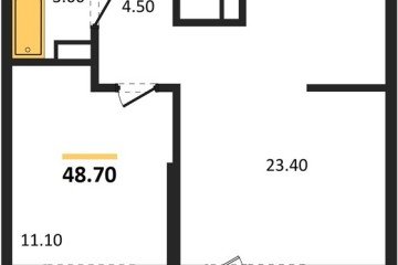 Фото №1: 1-комнатная квартира 48 м², 21/24 эт. - Краснодар, мкр. ЖК Рекорд, ул. Новороссийская, 102И